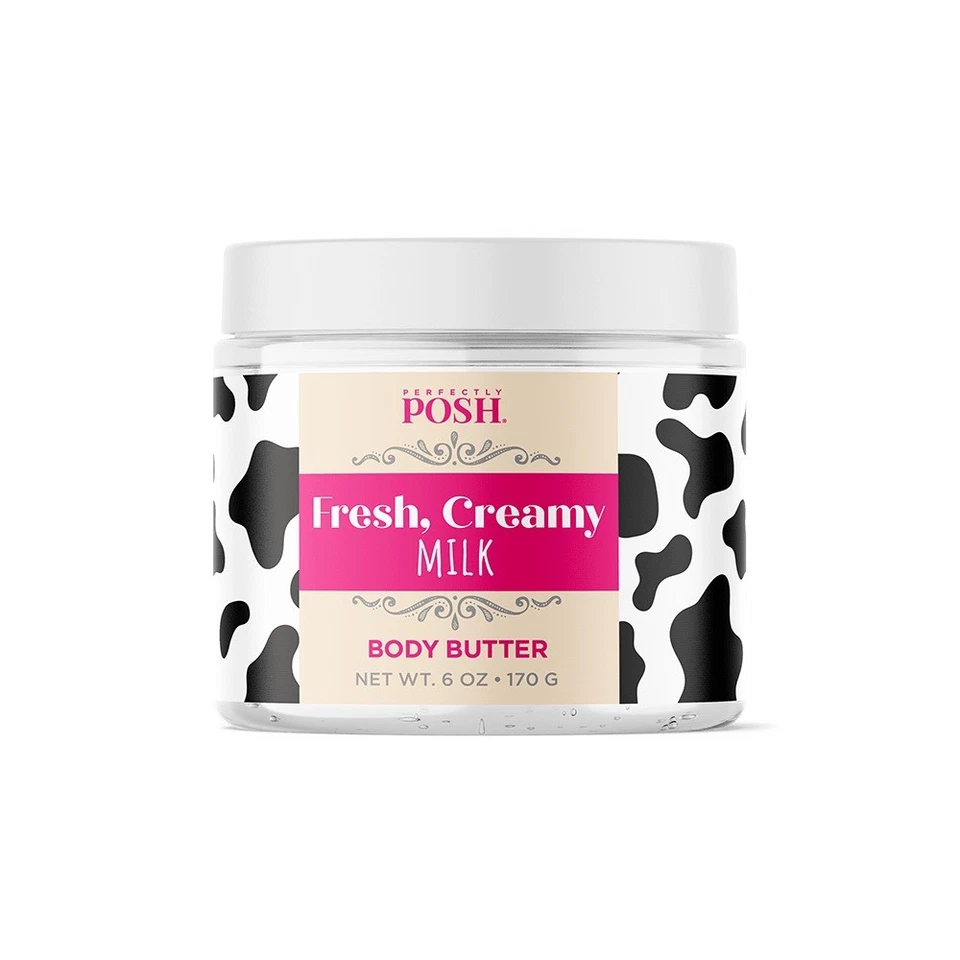 Perfectly Posh FRESH CREAMY MILK SKINDELICIOUS BODY BUTTER New & Sealed  - Image 1 of 1