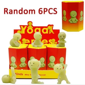 Smiski Hippers Decorative Mini Figures Random Blind Box 6× Yoga Series NEW - Picture 1 of 1