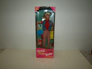 Coca Cola Picnic Barbie 19626 Special Edition 1997 NRFB W/ Picnic Cutouts On Box - Picture 1 of 2