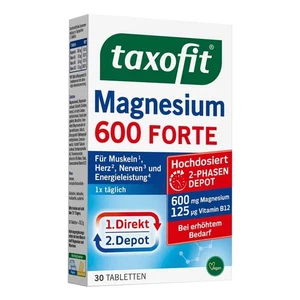 🔥 Taxofit Magnesium 600 Forte Depot Tabletten, 30 St PZN 10793160 - Picture 1 of 3