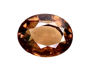 1.765CTS Brown natural zircon Oval cut loose gemstones see video - Bild 1 von 3