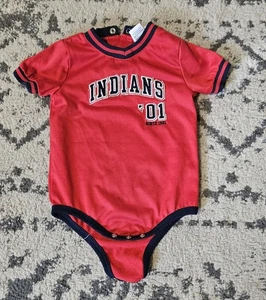Cleveland Indians Major League Baby One Piece Jersey Outfit 24 months Vintage - Picture 1 of 3