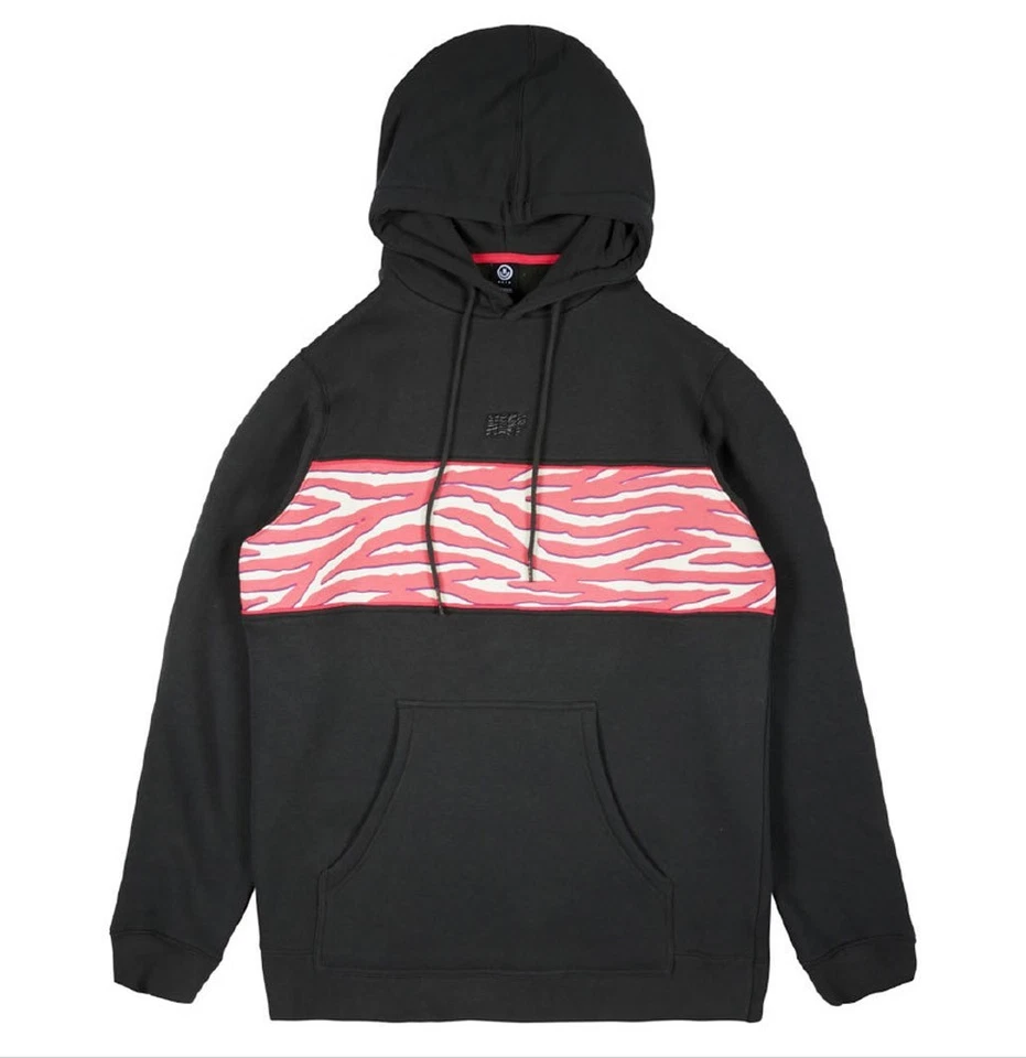 Neff Setup Fleece Hoodie, Men's Large, Stealth Black New - Image 1 of 1