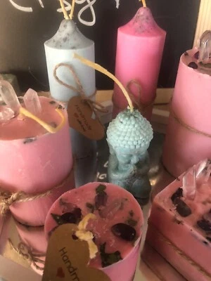 Handmade Organic Soy Wax Candles With Organic Hemp Wicks And Organic Sage. - Image 1 of 4