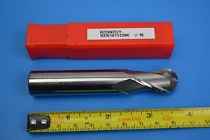 Taladro ranura nariz bola carburo Kennedy 16 mm. 2 flautas. Vástago de 16 mm. KEN1611320K - Imagen 1 de 3