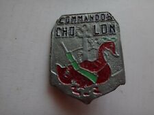 Indochine Guerre Français Commandos Cho Lon Métal Badge