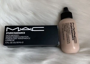 MAC Studio Radiance Face Body Radiant Sheer Foundation ~ W1 ~ 1.7oz/50ml Full S - Picture 1 of 3
