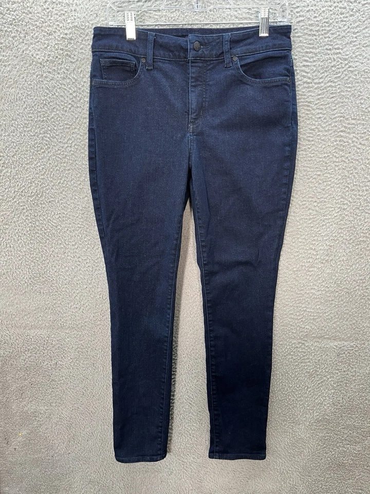 NYDJ Jeans Womens 10 Blue Alina Legging Lift X Tuck Stretch Preppy Minimalist - Image 1 of 4