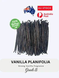 VANILLA BEANS PLANIFOLIA/BOURBON GRADE B, 14-20 cm, 50g Free Shipping w tracking - Picture 1 of 4