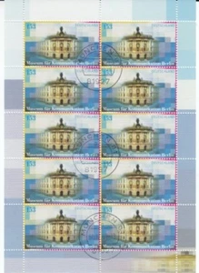 D. Bundle Ten Sheet 2276 Museum of Communication Daily Stamp Munich oo - Picture 1 of 1