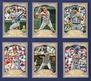 2012 Topps Gypsy Queen Variation Short Prints 50 Card Set Mantle Clemente Jeter - Picture 1 of 24