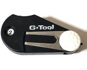 Herramienta combinada de golf G-Tool Divot reparación agujero contador cepillo - Imagen 1 de 3