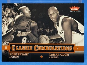 2004-05 Fleer Classic Combinations Kobe Bryant Lamar Odom Lakers 163/250 RARE - Picture 1 of 2