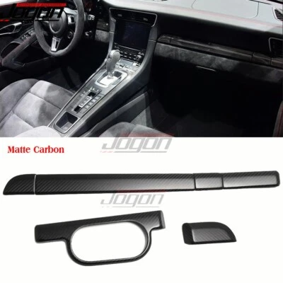 911 For Porsche Carrera Targa Turbo 4S GT3 2012-18 Carbon Console Dashboard Kit - Image 1 of 4