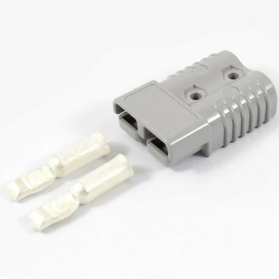 ANDERSON POWER PRODUCTS SB175 Gray Anderson Connector Housing + 1/0 AWG Contacts, Flat Rate Shipping