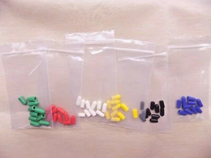 TOGGLE SWITCH BAT HANDLE CAPS, FULL SIZE, SLIP-ON, 6 COLORS, 10ea. 60pcs - Bild 1 von 4