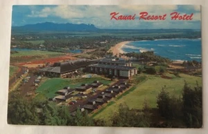 Aerial View Kauai Resort Hotel, Hawaii. Postcard (D2) - Picture 1 of 2