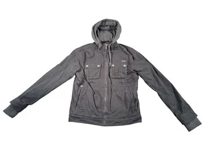 Fox Racing Heritage Forged Hooded Jacket Men's Size Medium Black Straightaway - Picture 1 of 12