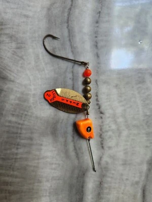 NUEVO SEÑUELO GIRATORIO MEPPS LUSOX DEEP RUNNER #2 EN LÍNEA LUCIO MUSKIE NIP DORADO RARO Foto 1 de 2