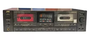 JVC TD-W501 Dual Cassette Deck HiFi Stereo Tape Recorder Vintage Home Audio Dub. - Picture 1 of 10