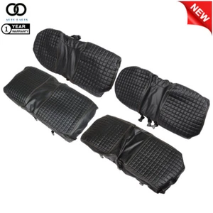 Black Golf Cart Front Rear Seat Cover Diamond For EZGO Medalist TXT 94 95-13 - Bild 1 von 10