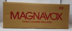 BOX ONLY - Vintage MAGNAVOX VR8405SL01 TOP LOADING VCR VHS Player/Recorder - Picture 1 of 11