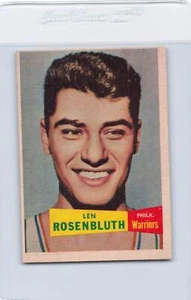 1957/58 Topps #48 Lennie Rosenbluth Warriors EX/MT *DA-B3585 - Picture 1 of 1