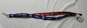 Philadelphia Phillies  Premium 24" Long 2 Tone Breakaway ID Holder/Lanyard/KC - Picture 1 of 5