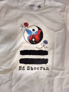Ed Sheeran Equals Shirt Youth kids boys girls Size Small 6 7 White Tee - Picture 1 of 4