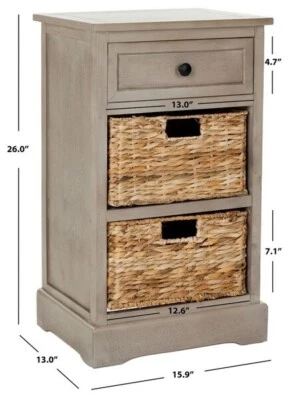 Safavieh Side Storage Side Table, Reduced Price 2172726991 AMH5700A - Image 1 of 4