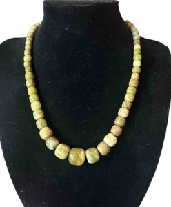 Jay King Mine Finds Green Opal Chunky 21” Necklace 925 - Picture 1 of 12
