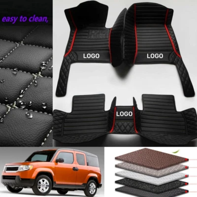 Alfombrillas de coche aptas para HONDA Element alfombras delanteras traseras de lujo revestimientos automáticos almohadillas Foto 1 de 4