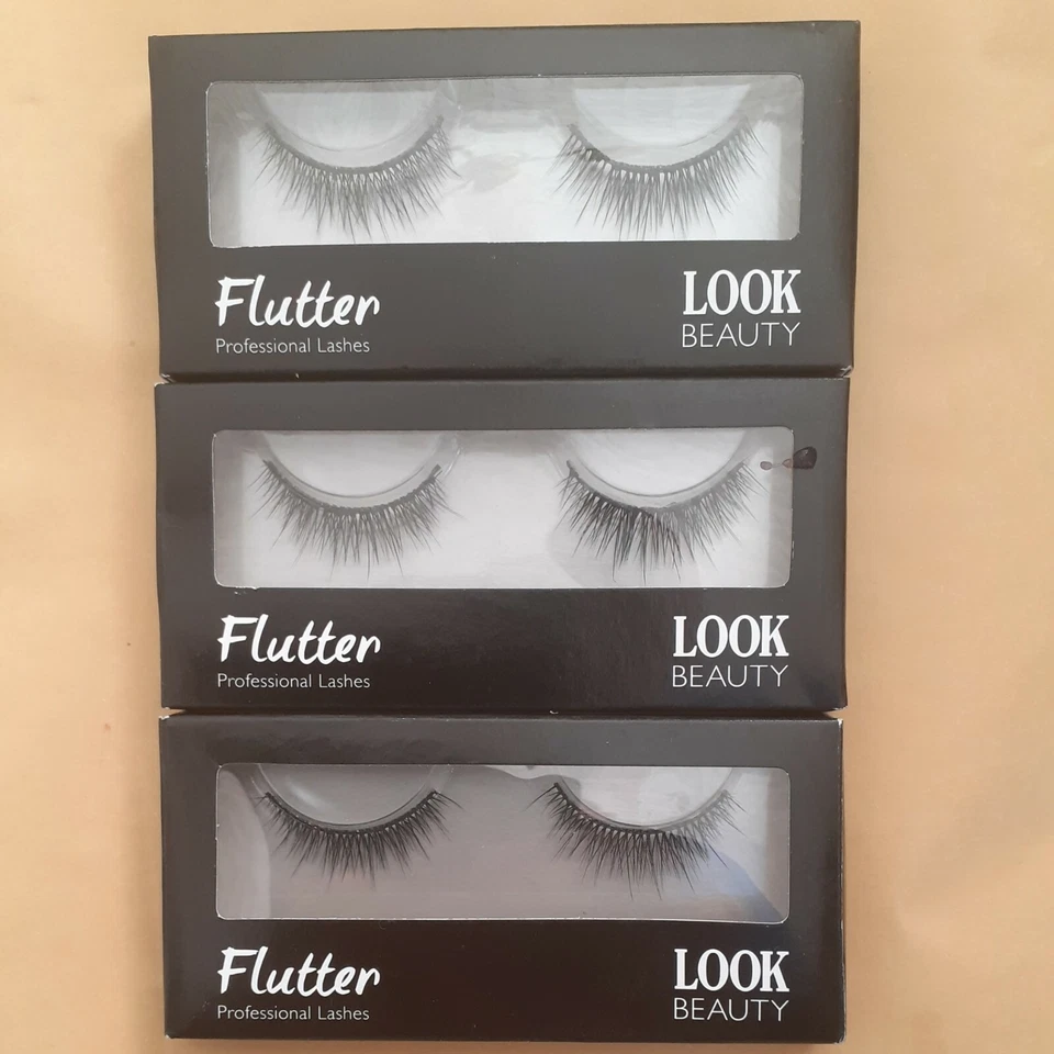 look beauty professional flatternde Wimpern 3er-Pack