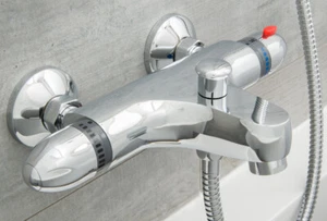 Thermostatarmatur Wannenthermostat Thermostat Badewanne Wanne Armatur Mischer - Bild 1 von 4