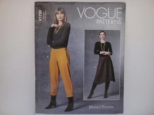 Vogue V1730, Marcy Tilton Skirt & Pants Pattern, Sizes 8-26 (Small-XXLarge) - Picture 1 of 12