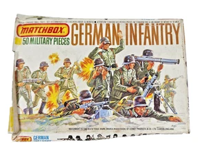Matchbox German Infantry 50 Militär Teile Modellbausatz Lesney Nr. P-5003 Originalverpackt. - Bild 1 von 11