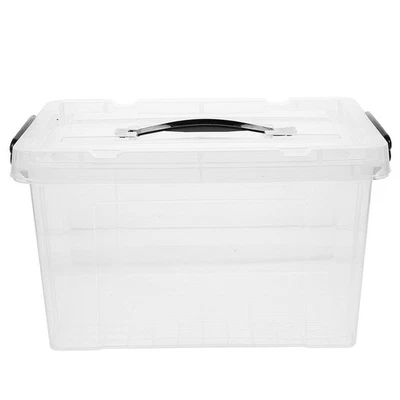  Organizer Sottoletto Portaoggetti Con Coperchio Cestino Contenitori Il - Immagine 1 di 4