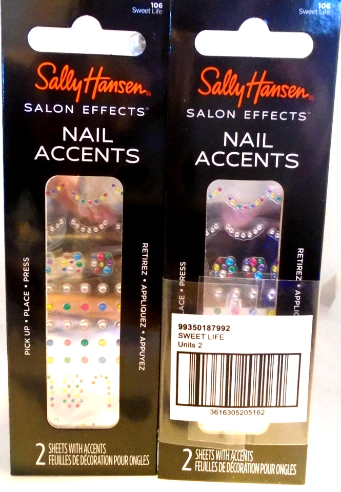 Adesivos para unhas Sally Hansen Salon Effects 106 SWEET LIFE 4 folhas no total - Imagem 1 de 1