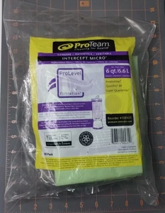Sacchetti ProTeam 100431 Provac, QuarterVac, AviationVac, Tailvac 6 qt.- confezione da 10 - Foto 1 di 2
