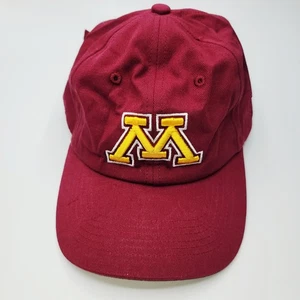 University of Minnesota Golden Gophers Maroon Adjustable Hat Cap Embroidered "M" - Picture 1 of 4