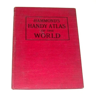 Antique Hammond's Handy Atlas of The World 1908, The Tacoma Ledger, Washington - Image 1 of 4