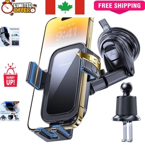 Support Téléphone Voiture Universel 2024 - Support Aspiration Sécurisé avec Rotation 360 Degrés - Photo 1 sur 10