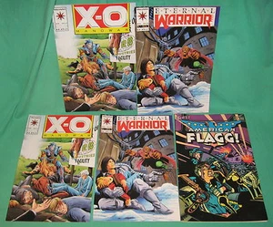 5 Valiant Comics X-O Manowar externer Krieger neu '93 erste amerikanische Flagge 1984 - Bild 1 von 7