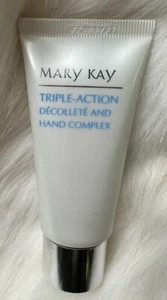 New & Vintage MARY KAY TRIPLE Lotion DÉCOLLETÉ & HAND Cream Moisturizer Satin - Picture 1 of 1