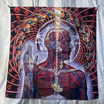 TOOL Lateralus BANNER 48”x48”  VIBRANT FABRIC ALBUM COVER ( ALEX GREY) - Image 1 of 2