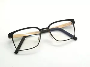 BLACKFIN BLAKE BF934 Col. 1111 Matte Black/Gold Titanium 52mm Eyeglasses - Picture 1 of 7