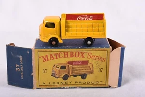 LESNEY MATCHBOX #37 COCA-COLA LORRY WITH ORIGINAL D-Style BOX- - Picture 1 of 8