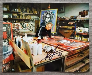 Shepard Fairey Signed 8x10 Photo Obey Graffiti Artist Poster Andre The Giant RAD - Picture 1 of 1