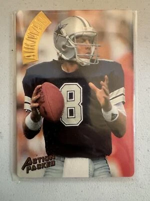 1994 Action Packed Troy Aikman #20 - Dallas Cowboys - Image 1 of 2