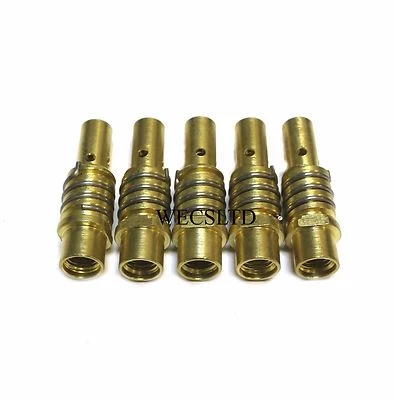 TRAFIMET MIG WELDING TIP ADAPTOR FOR MB15 x 5 COMPLETE WITH SPRING SHROUD SUPPORT